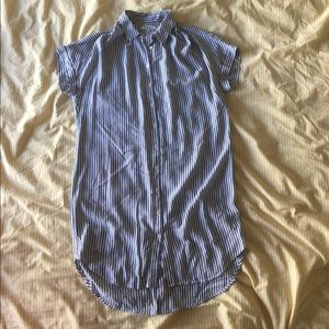 Madewell Striped shirt dress
